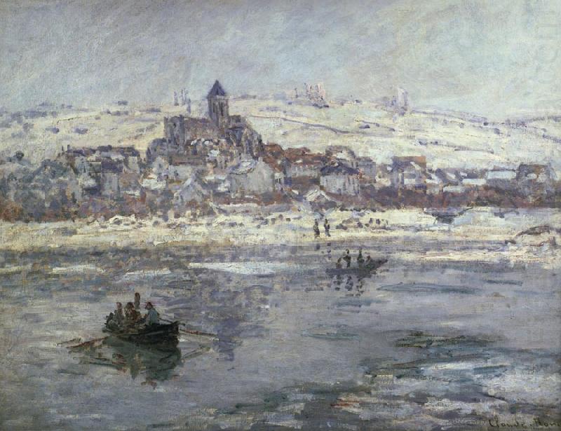 Claude Monet Vetheuil in winter china oil painting image
